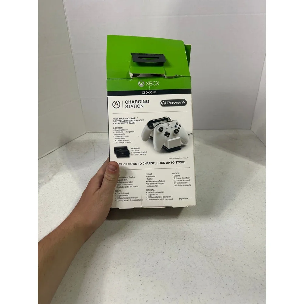 PowerA Xbox One Dual Charging Station White Black 1500003